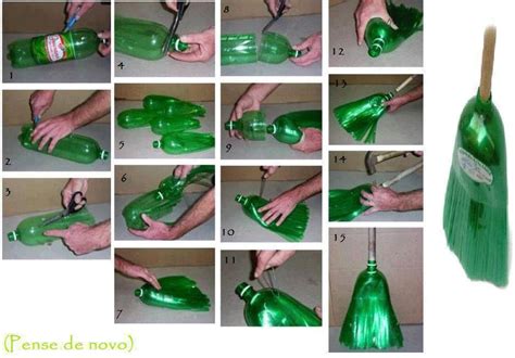Plastic Bottle Broom Reuse Plastic Bottles Plastic Bottle Crafts