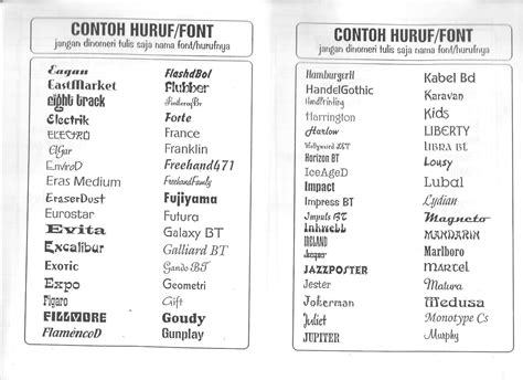 Jenis Jenis Tulisan 15 Jenis Jenis Font Terbaik Dalam Desain Grafis
