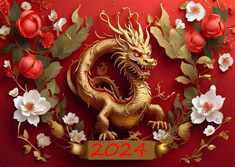 Wallpaper 2024 Dragon New Year Year Of The Dragon