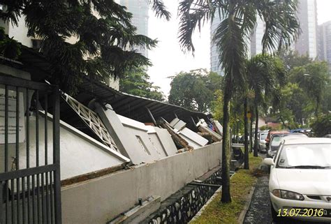 Seputeh komuter station (pulau sebang/tampin railway station). Storm lashes federal capital falling trees and damaging ...