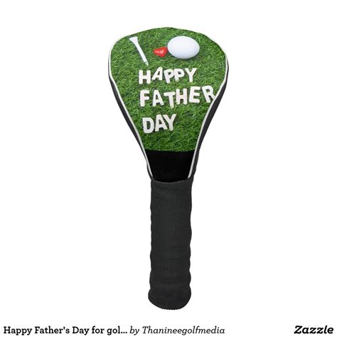 Happy Fathers Day For Golfer Golf Head Cover Golf Head Covers Dad