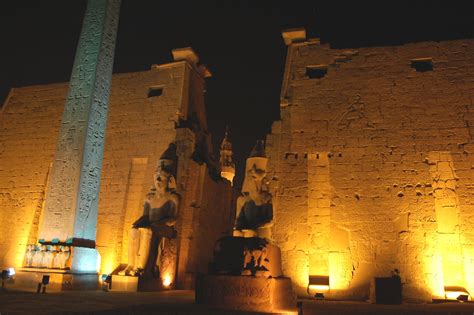 Luxor Temple At Night Jonathon Hodge Flickr