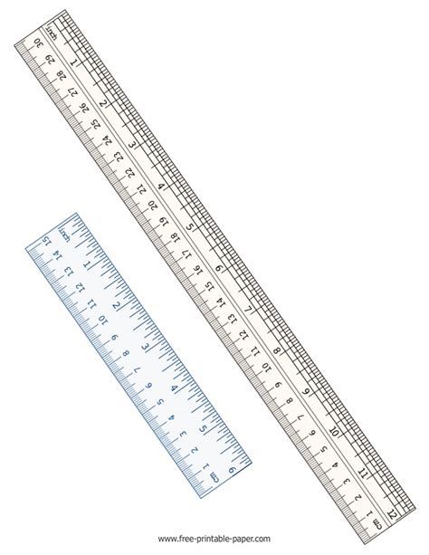 Printable Ruler 12 Inch Actual Size Ruler Cm Free Printable Paper