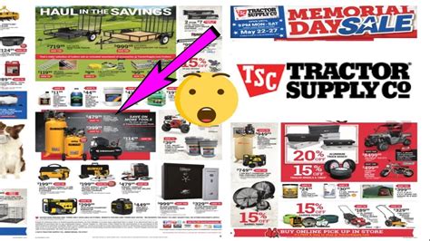 Tractor Supply Memorial Day Sale Youtube