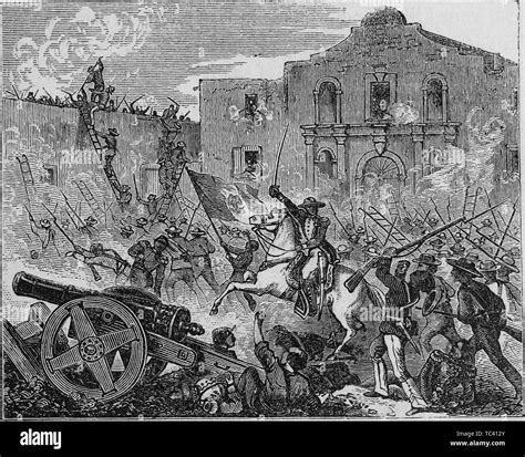 Days Of The Battle Of The Alamo Black And White Stock Photos And Images