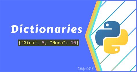 Dictionaries In Python Young Scientists Community