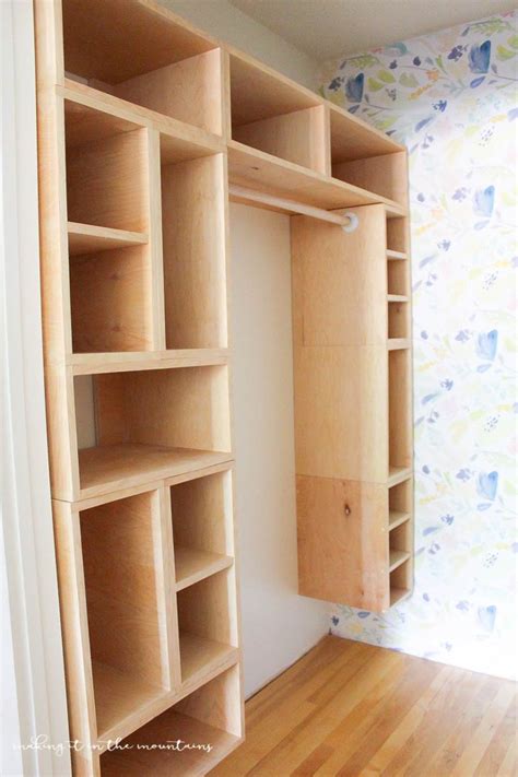 Best of all, it's available at a price that's equally as pleasant as its appearance. 8 Gorgeous DIY Closet Organizer Plans (To Build From Scratch) • The Budget Decorator