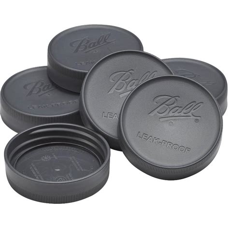 ball plastic regular mason jar lids 6 pack brantford home hardware