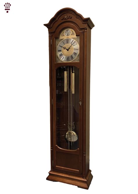 Natalie Grandfather Clock Walnut Vogue Clock Sales