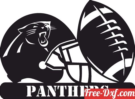 Download Carolina Panthers Nfl Helmet Logo Anpep High Quality Fre