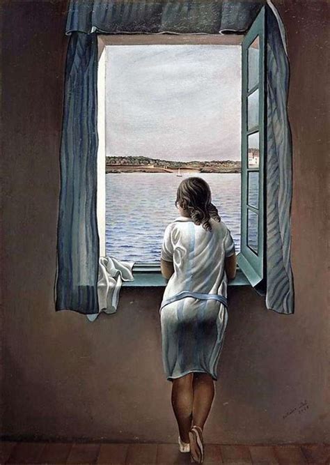 The Girl At The Window By Salvador Dali ️ Dali Salvador