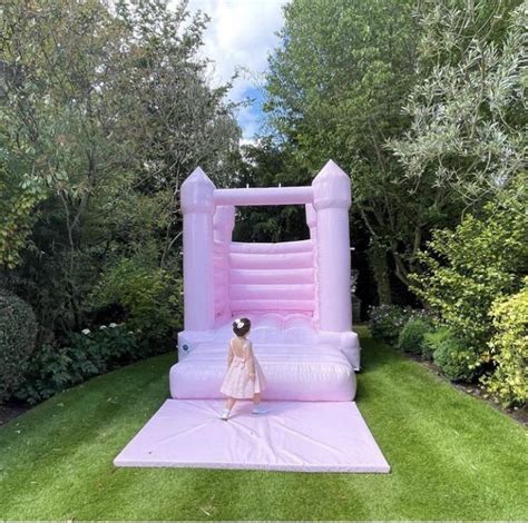 Pastel Pink Bouncy Castle And Soft Play Hire London And Kent