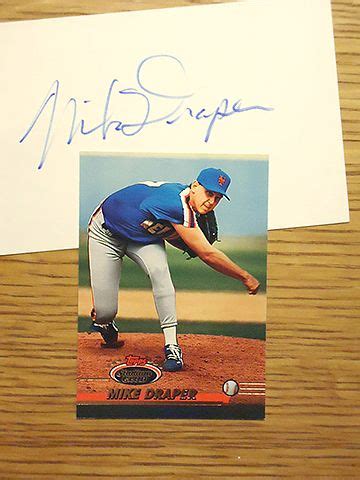 Where can you find them these days? Mike Draper: (1993 New York Mets) 1993 Topps Stadium Club ...