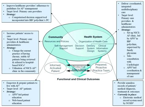 Elements Of Chronic Care Model Guiding The Design Of The Nice Af