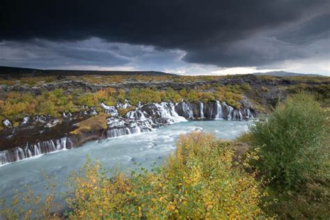 Hraunfossar And Barnafoss Waterfalls The Photo Hikes