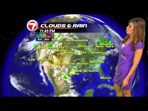 WSVN Weather Julie Durda Nice Blue Dress 3 29 2012 YouTube