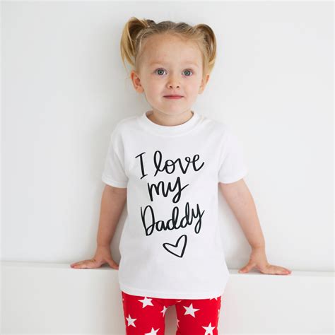 I Love My Daddy T Shirt Fred And Noah