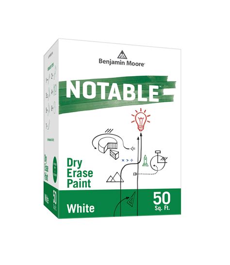 Benjamin Moore Notable Dry Erase Paint White 50 Sq Ft Wxf 02