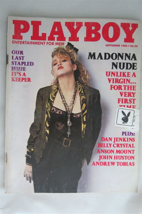 PLAYBOY MAGAZINE MADONNA NUDE SEPTEMBER 1985 by Playboy - 1985