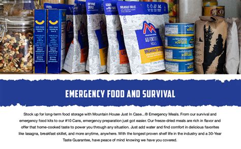 Mountain House 2 Day Emergency Food Supply Freeze Dried