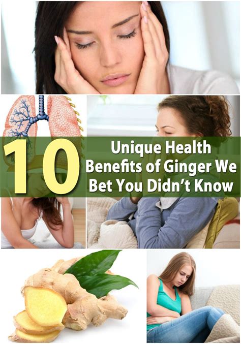 10 Unique Health Benefits Of Ginger We Bet You Didnt Know