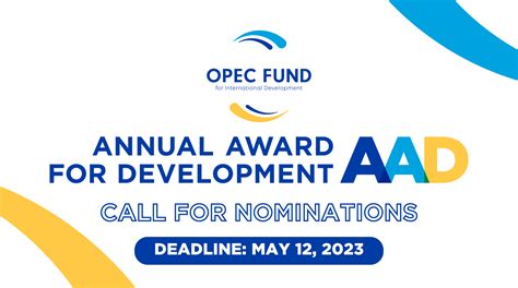 Opec Fund Annual Award Opec Fund For International Development