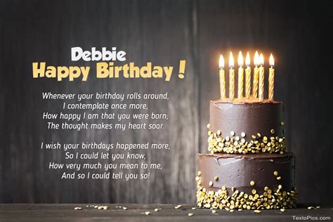 Happy Birthday Debbie Pictures Congratulations