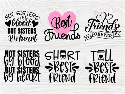 Best Friends SVG Bundle, Besties Svg, Sisters Svg