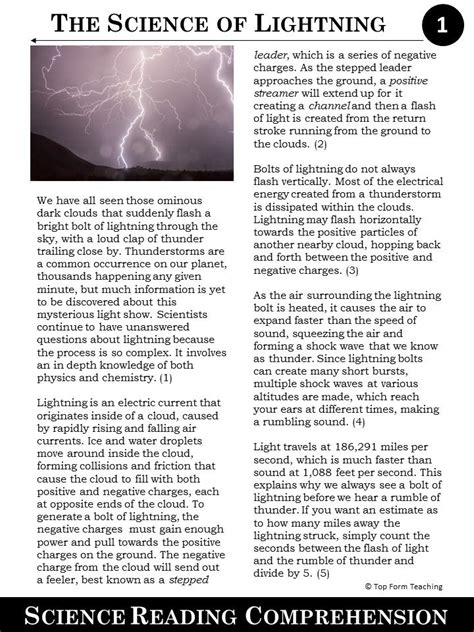 Free Science Article The Science Of Lightning Science Articles Earth