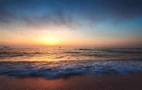 Beautiful Sunrise Over The Sea Stock Photo Image Of Morning