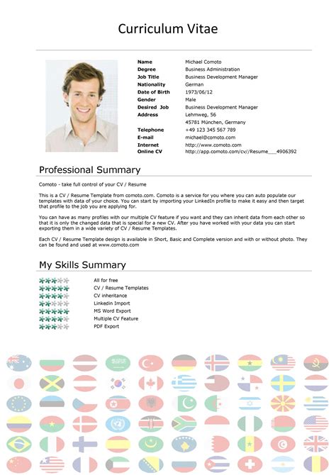 Professionally written free cv examples that demonstrate what to include in your curriculum vitae and how to structure it. 48 Great Curriculum Vitae Templates & Examples ᐅ TemplateLab