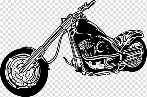 Harley Davidson Motorcycle Chopper Motorcycle Transparent Background