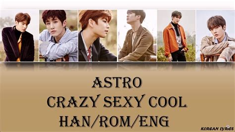 Astro Crazy Sexy Cool Hanromeng Lyrics Youtube