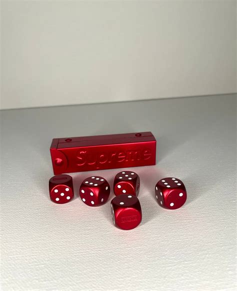 Supreme Supreme Aluminum Dice Set Grailed