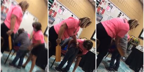 Video Florida Principal Paddles 6 Year Old Girl In Front Of Her Mother