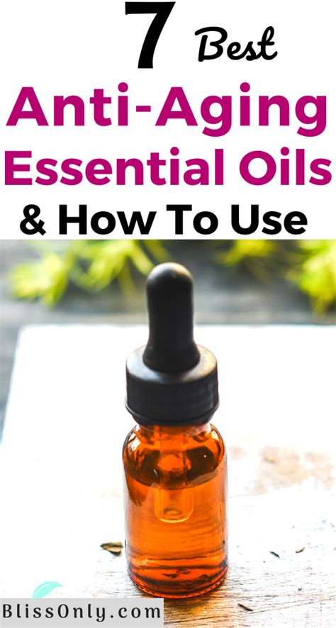 7 Best Anti Aging Essential Oils And How To Use Blissonly Anti