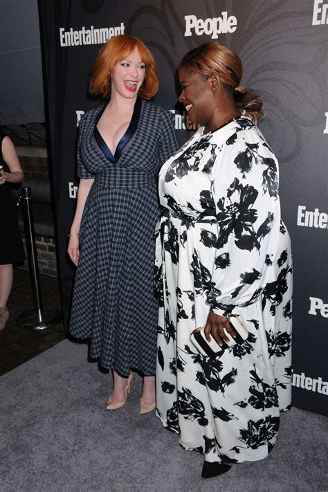 Christina Hendricks Entertainment Weekly And People New York Upfronts