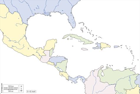 Central America Free Map Free Blank Map Free Outline Map Free Base