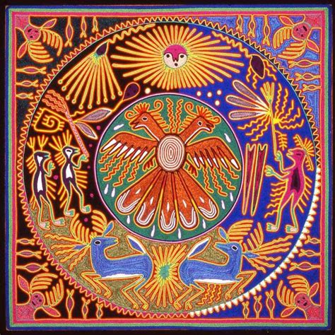 Again The Colorful Art Arte Huichol Arte Nativo Huichol Art