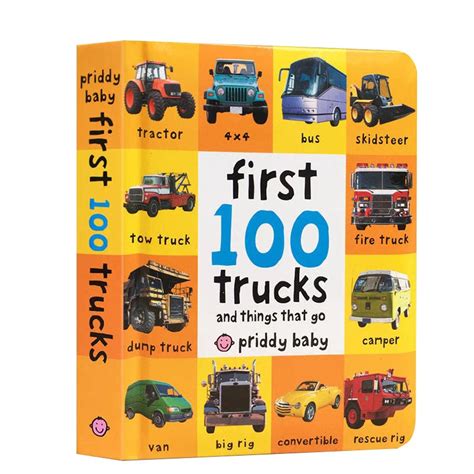 First 100 Trucks Things That Go Book Hobbies And Toys Books And Magazines