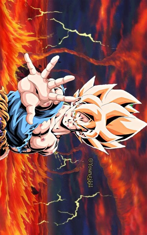 Goku Ssj Namek Saga Goku By Youngjijii Edit By Raidentadashi Anime