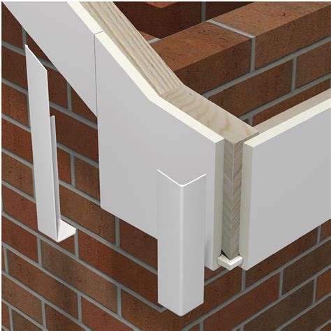 5 X Fascia Board Corner Joints White 300mm Round Edge Profile Homesmart