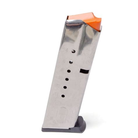 Smith And Wesson Model 59 Magazine Holds 15 Rounds Of 9x19mm Parabellum