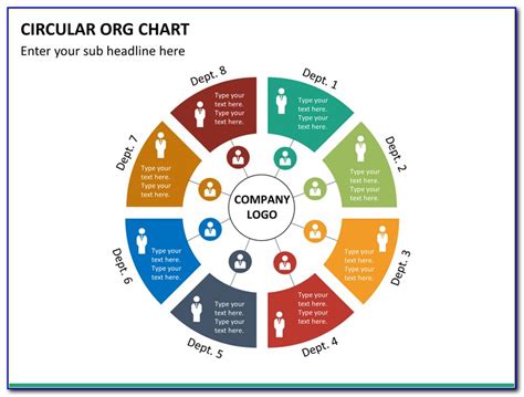 Multi Level Circular Organizational Chart Template Template Resume