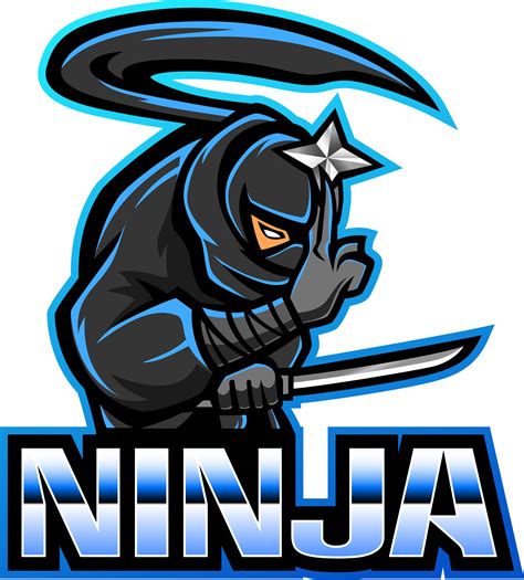 Ninja Esport Mascot Logo Design By Visink Thehungryjpeg