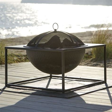 Wipe fire pit and poker clean with soft cloth clean fire pit surfaces with mild dish detergent as needed at crate and barrel, we stand behind the quality of our products and want every purchase to be. Crate and Barrel Fire Pit | Gardenista | All About The ...