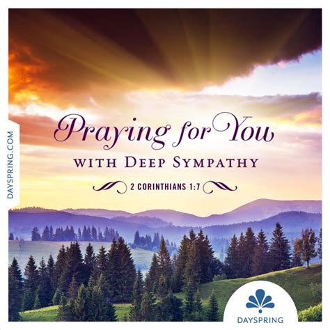 Praying For You Dayspring Ecard Studio Sympathy Card Sayings