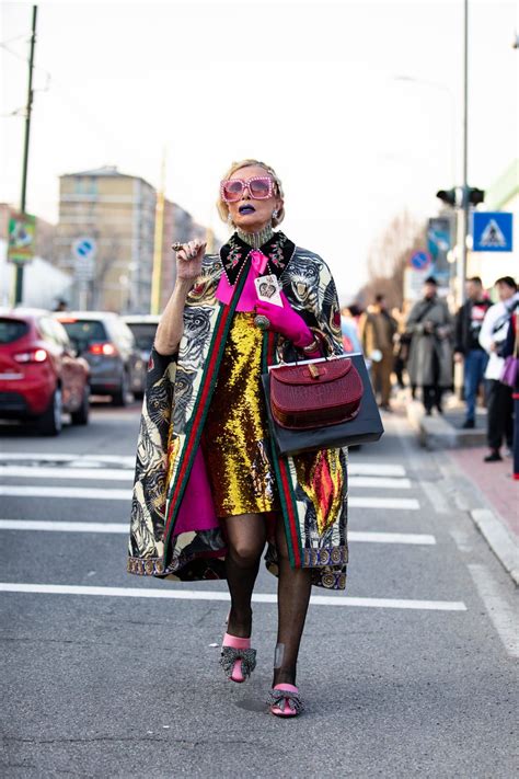Showgoers Wore Maximalist Looks On Day 1 Of Milan Fashion Week