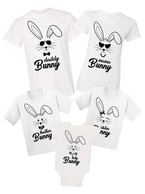 Matching Family Easter Shirts - Easter Bunny T-shirt - Mama Bunny Daddy