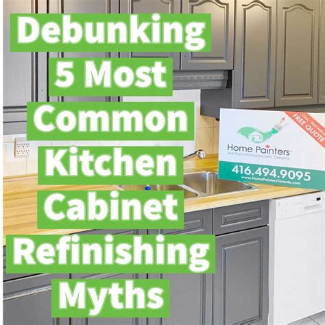 Debunking 5 Most Common Kitchen Cabinet Refinishing Myths